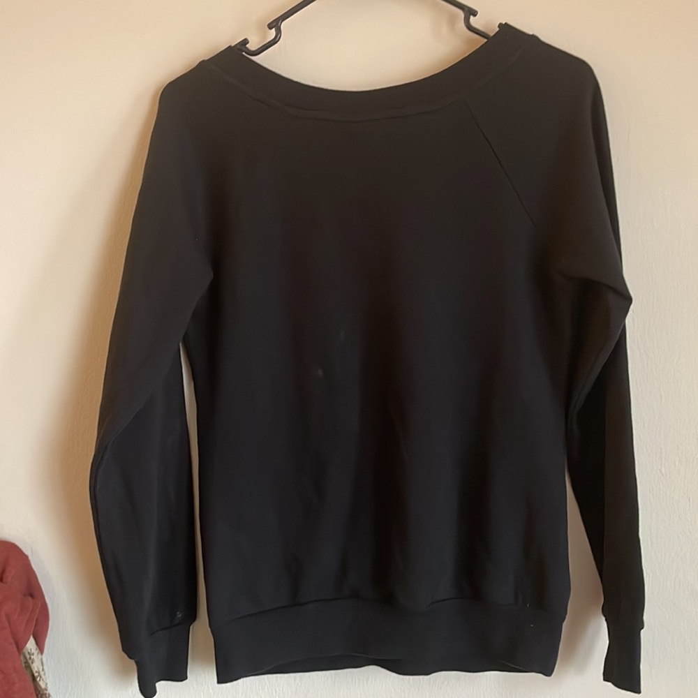 Bongo Black Sequin Party Blouse - image 5